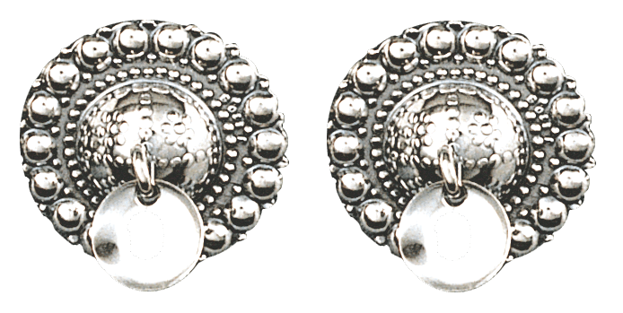 Bore pins 050100 #01-25mm-oxidized silver