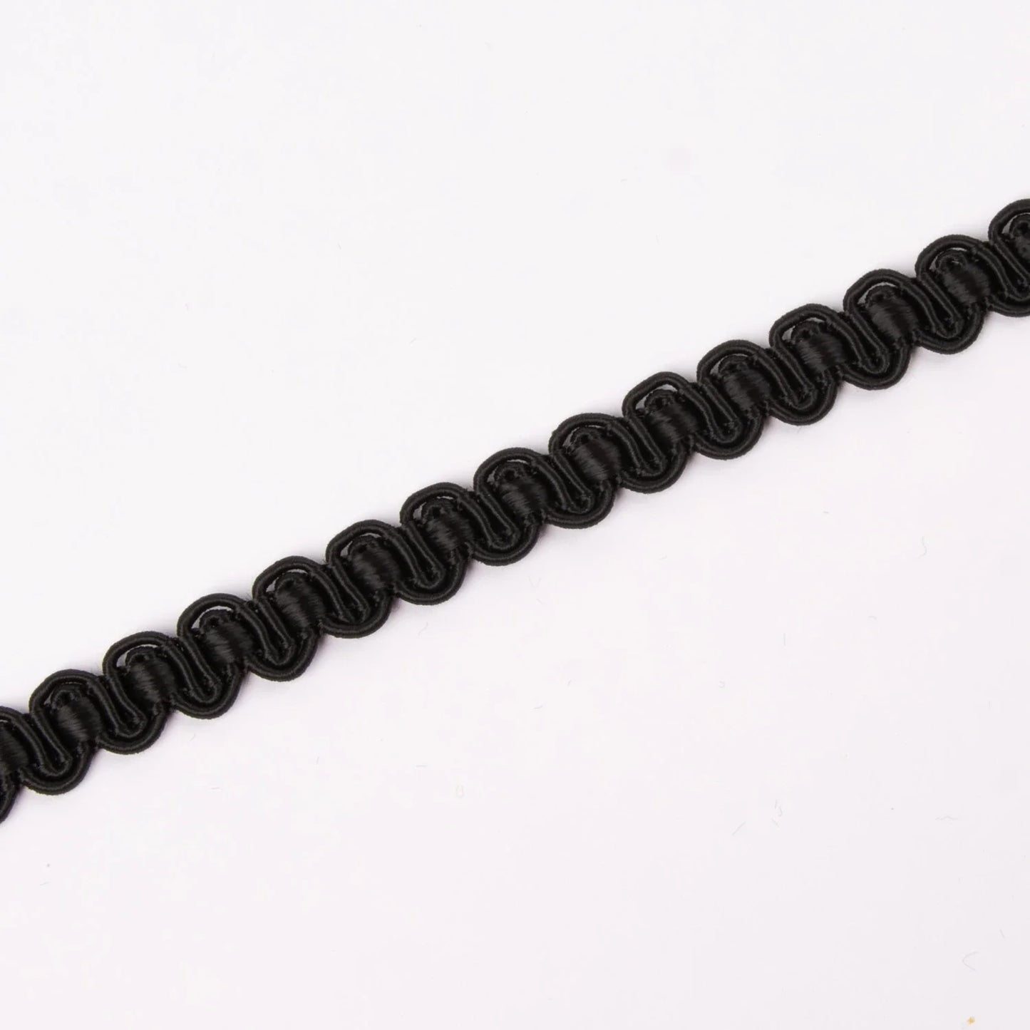 Braid trim/Agraman Bølgelinje 09mm-black 099