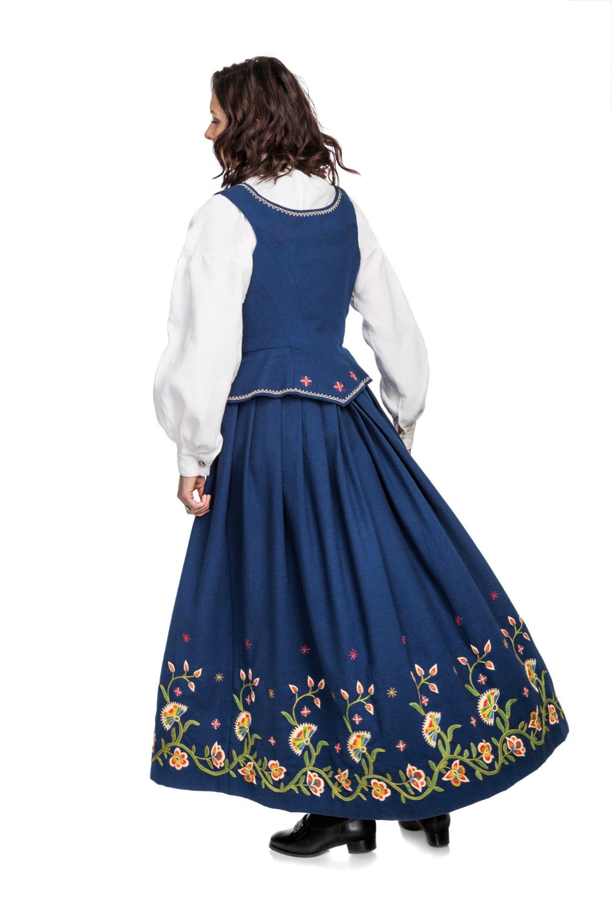 Bunad embroidery practice kit-Vest Oppland bunad