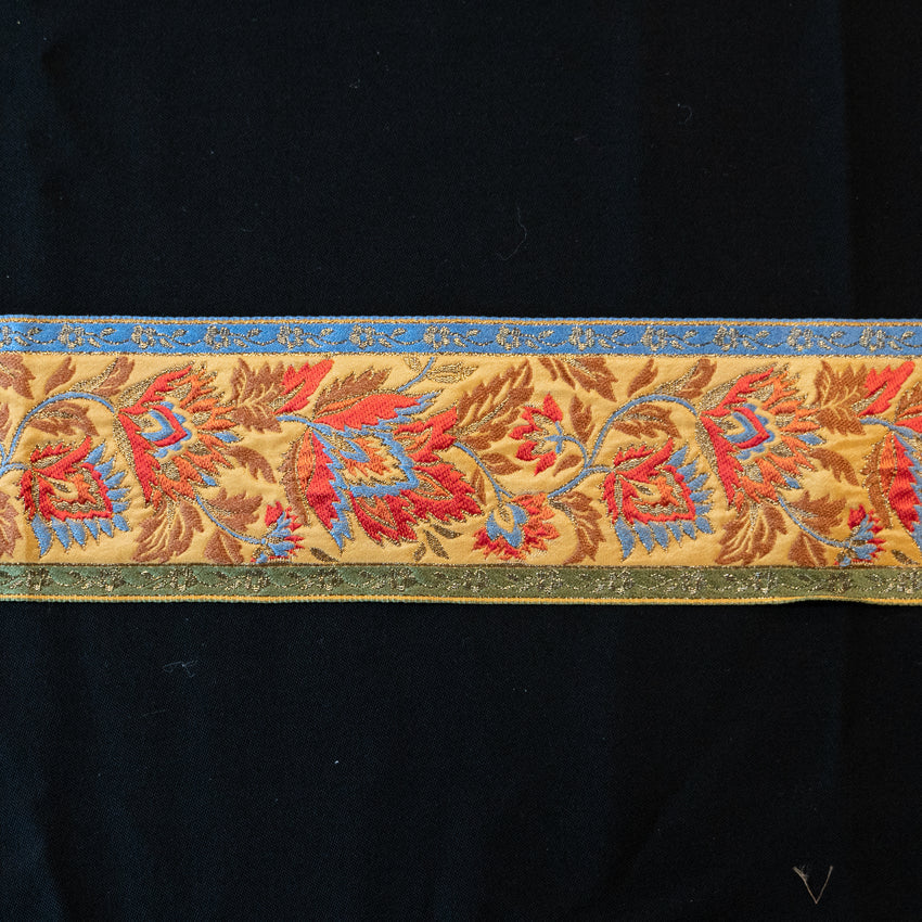 Jacq. Ruban Liseron 71mm-yell/gold