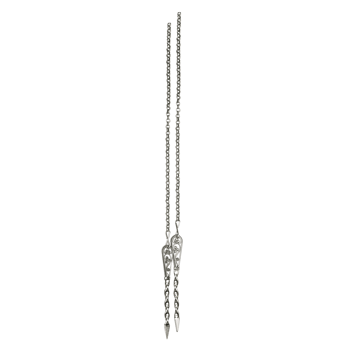 Eyelet chain-301191-Sogn 1.1 m-oxidized silver