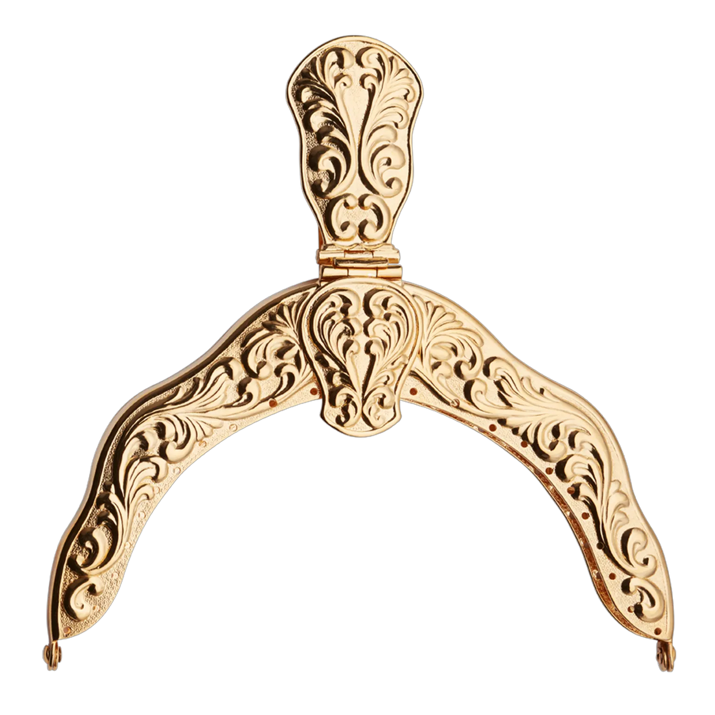 Purse clasp-527600-#03-gilded silverplate
