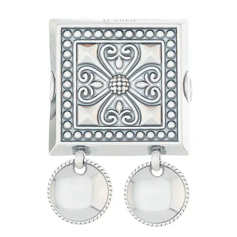 Belt plaque #36-oxidized silver