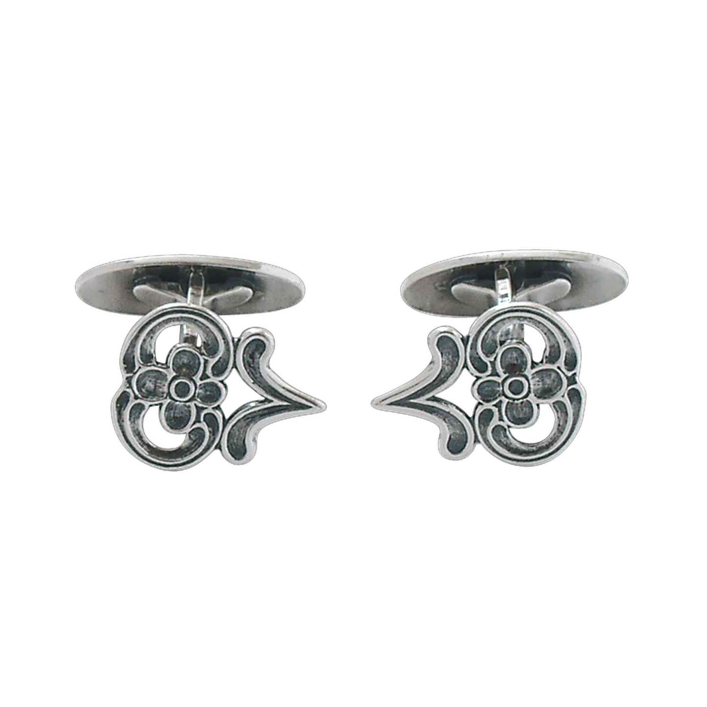 Cufflinks-761100-#20-Østerdalen/Hedmark-oxidized silver