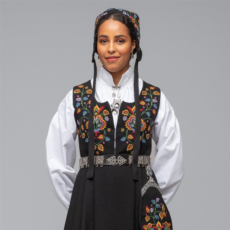 Bunad embroidery practice kit-Gamle Valdres S1 Bunad