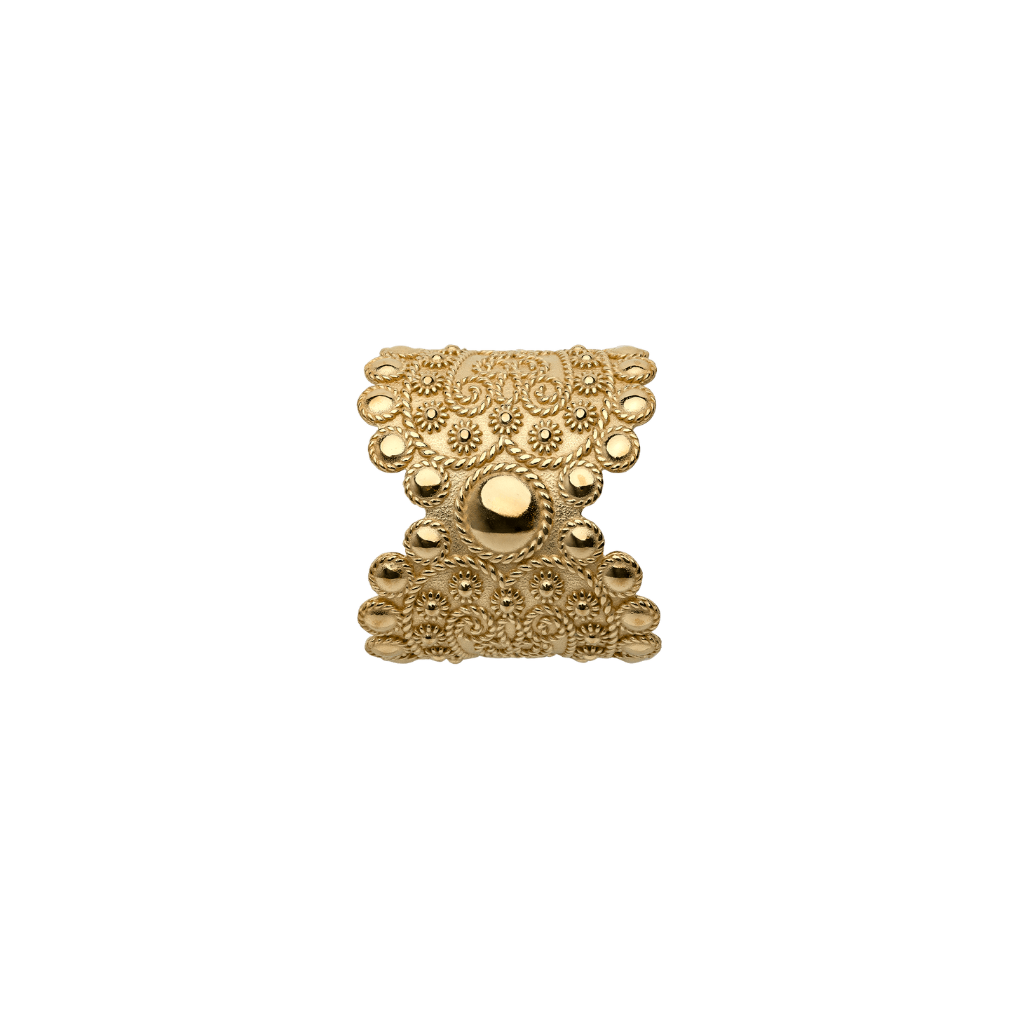Scarf ring 961600-scroll design-gild. silver