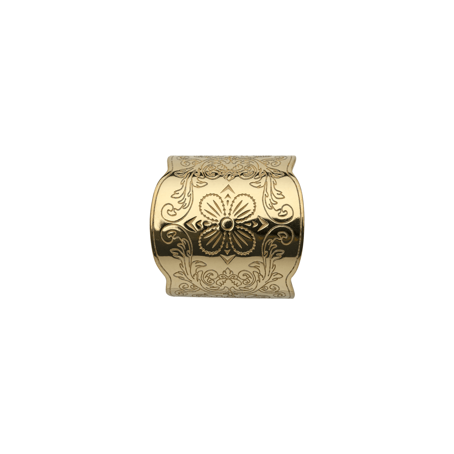 Scarf ring 962600-engraved-gilded silver