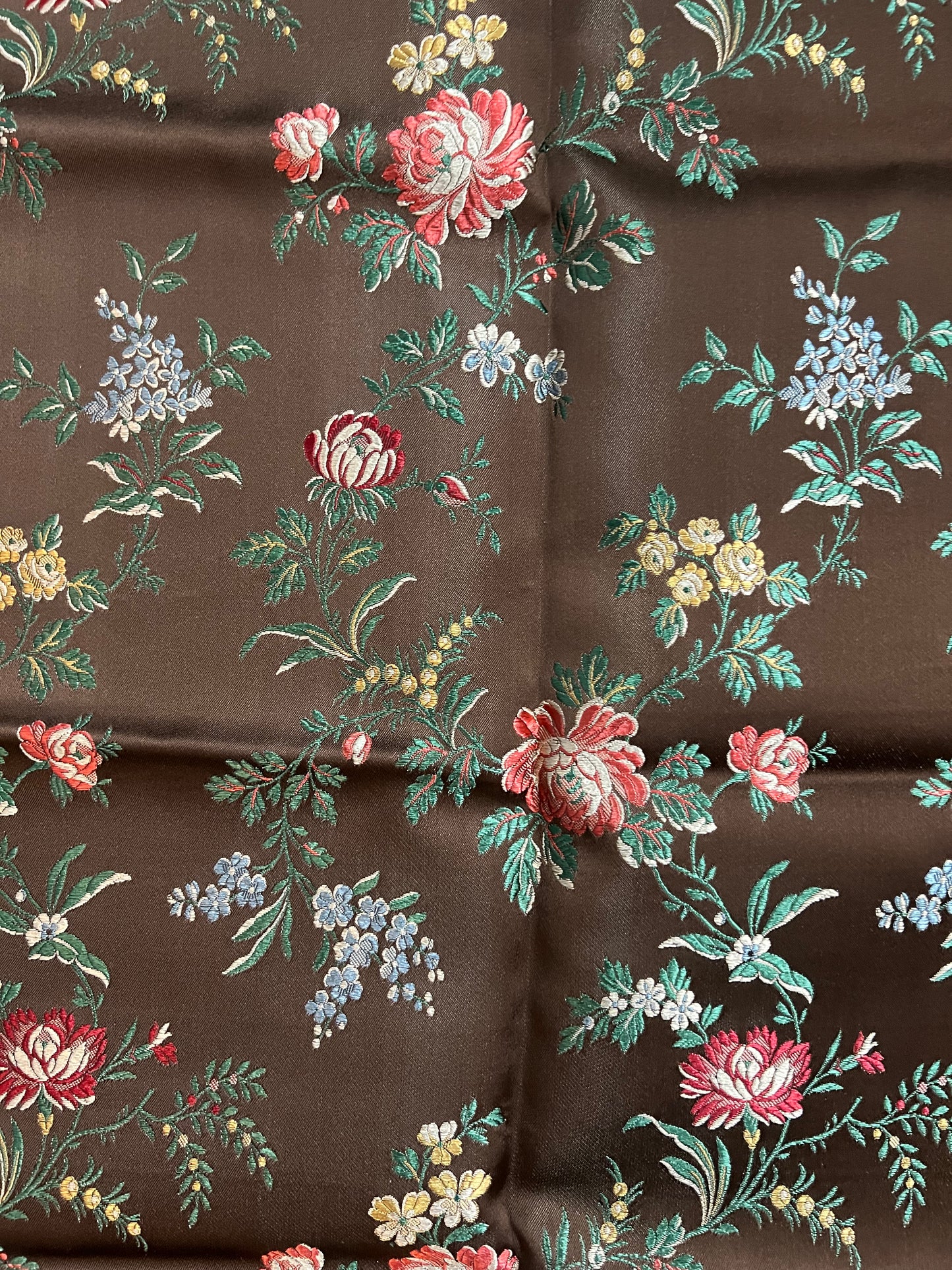 Atlantis lampas silk 140cm-brown