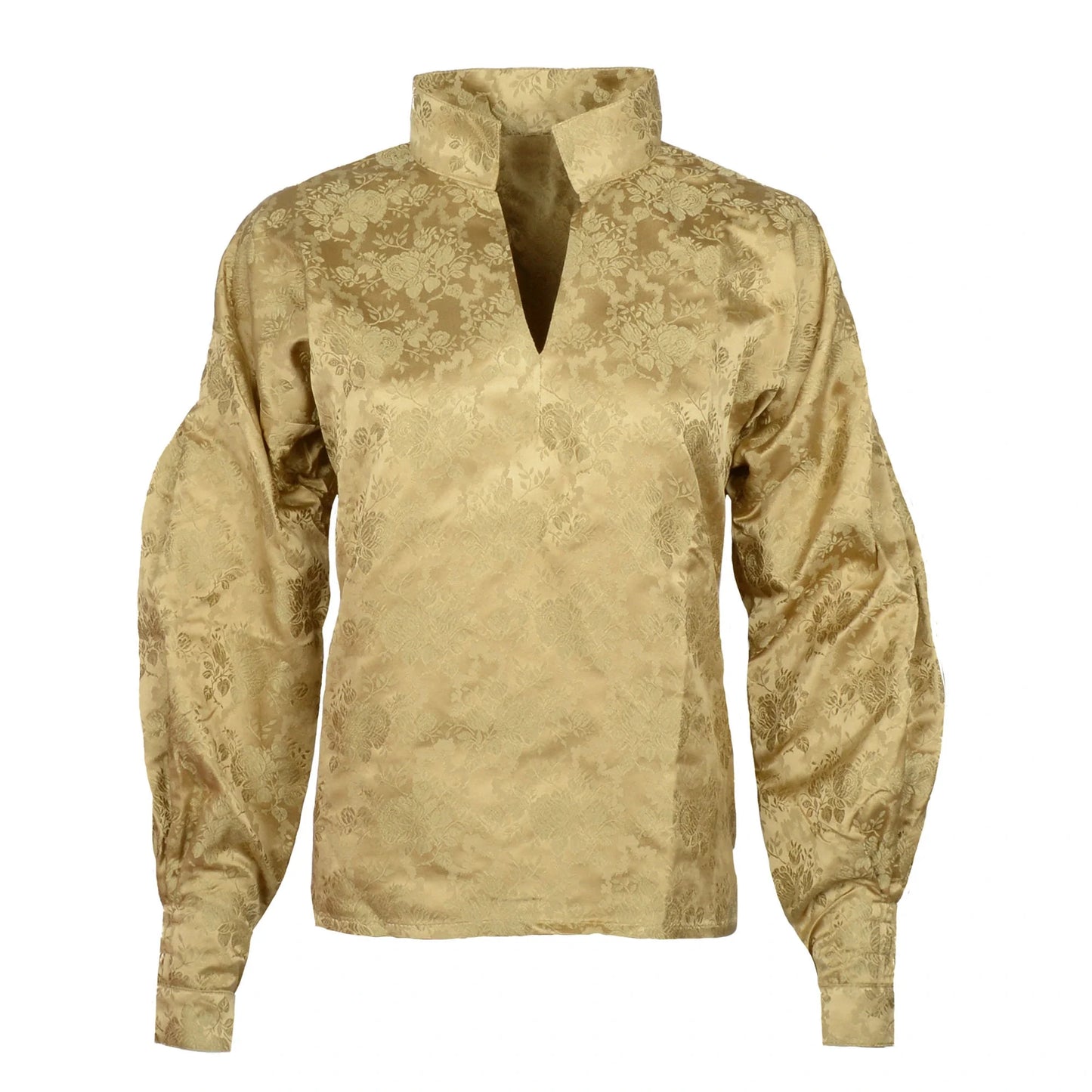 Shirt-women's bunad shirt-silk-Fransk Rose-size 40