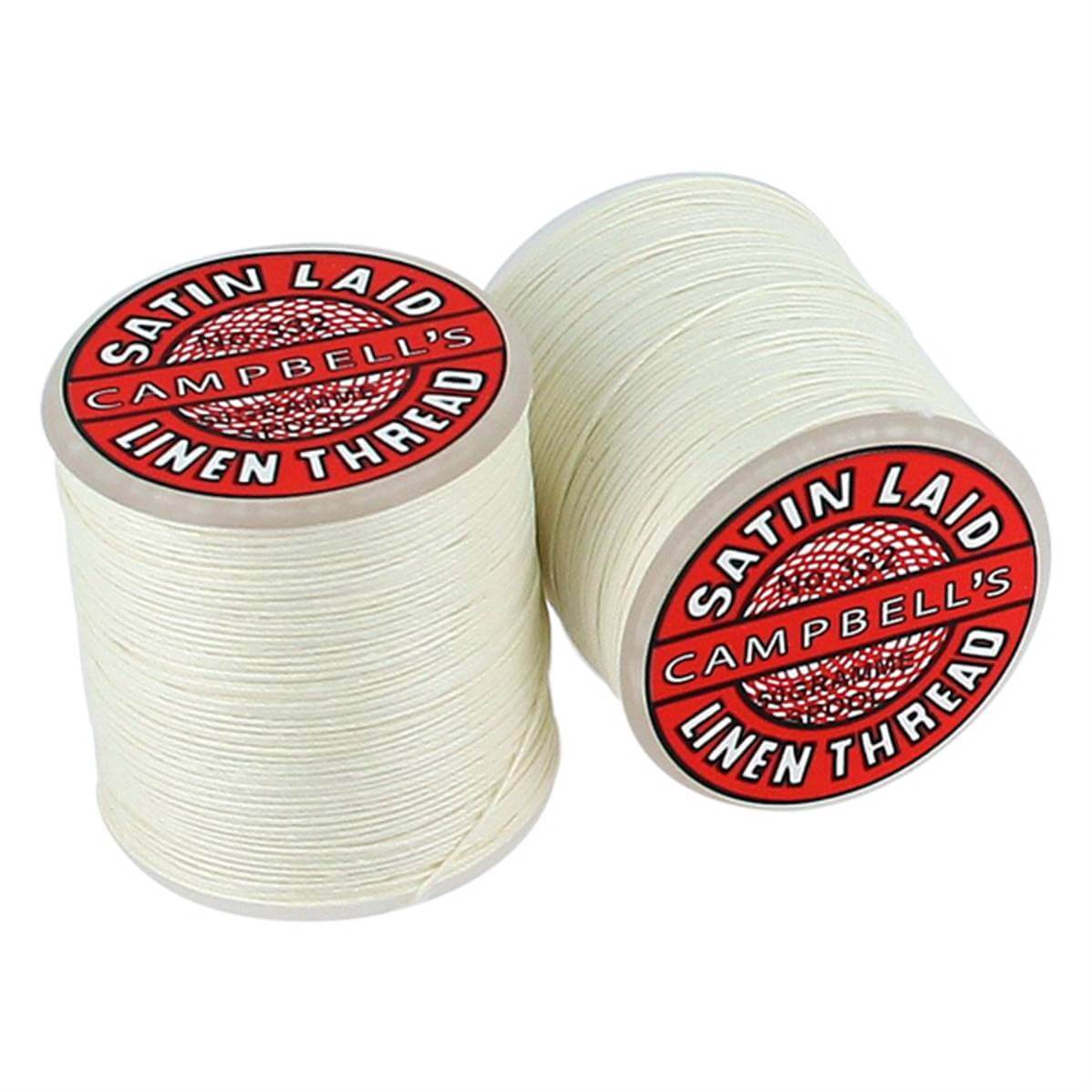 Campbell's 100% linen satin laid thread 130m