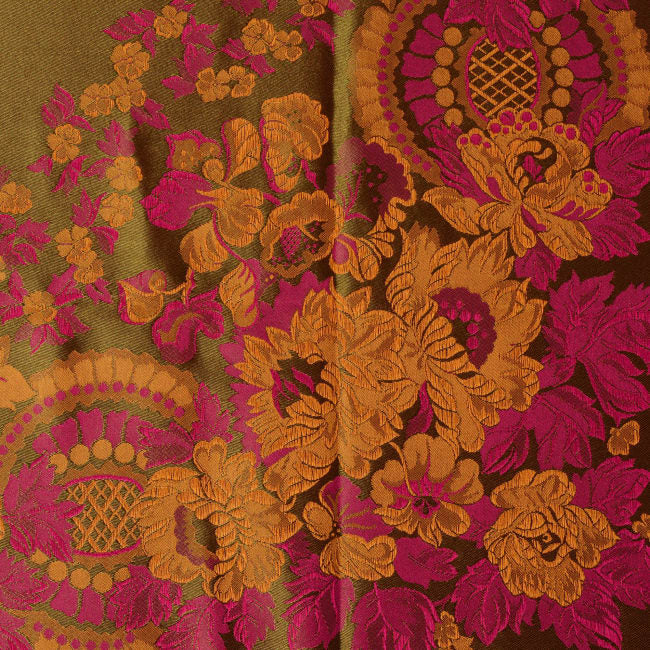 Desiree silk scarf 70x70-pink/gold