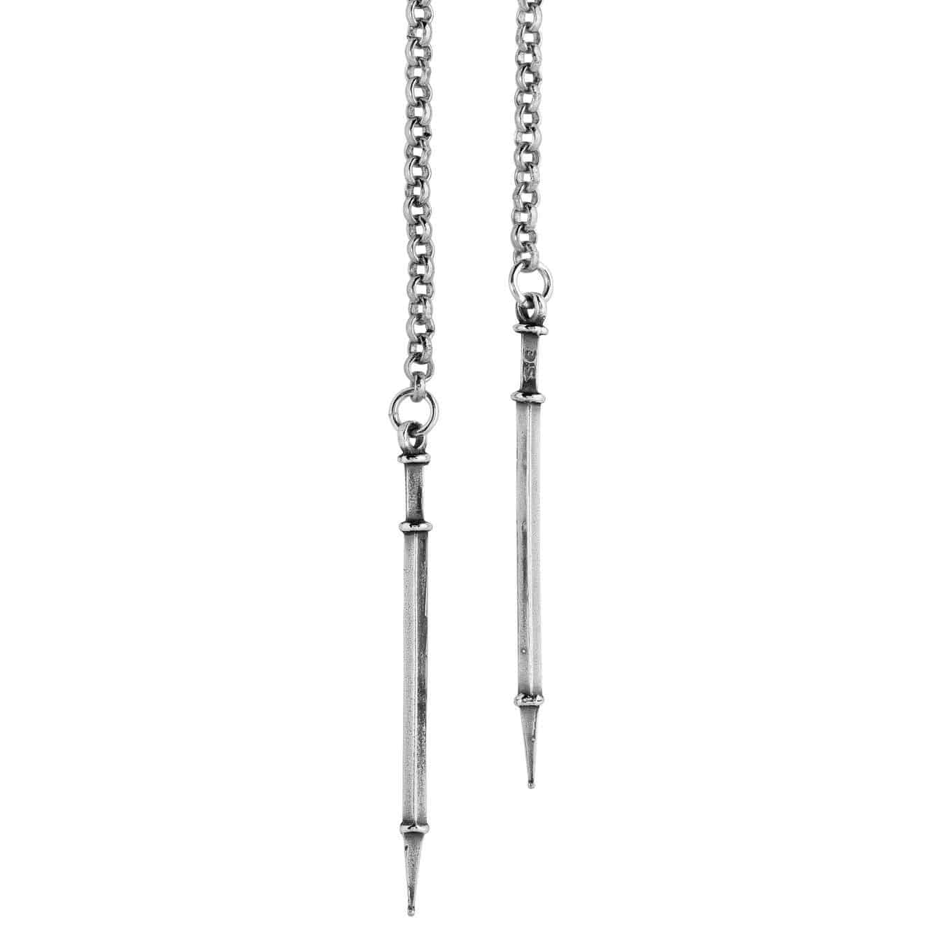 Eyelet chain- #11 1.1 meter-oxidized silver