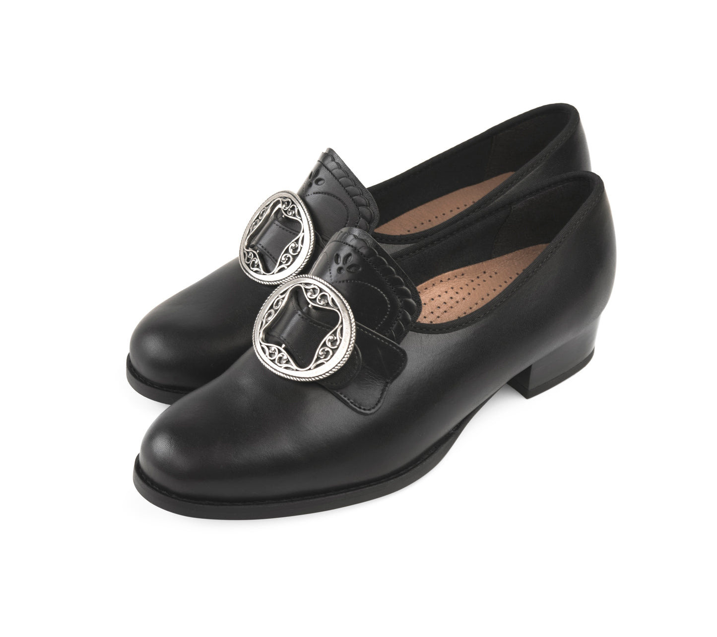 Women's bunad shoes-Gerd-leather