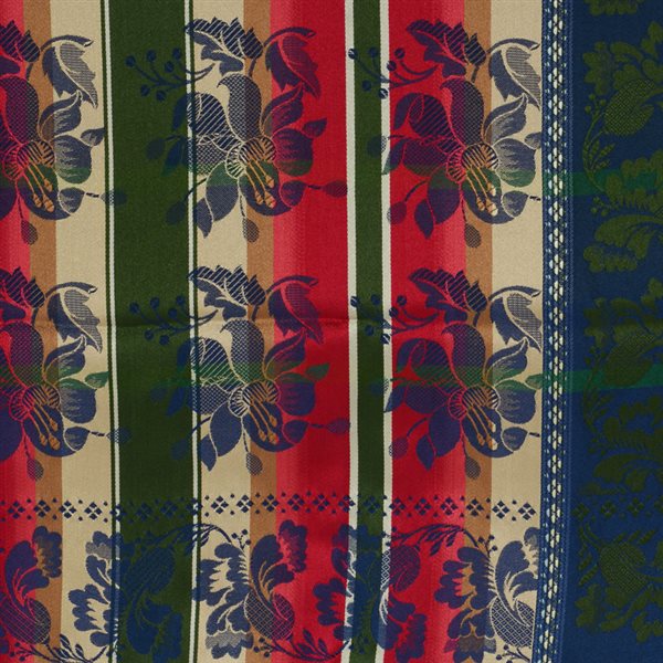 Gabriella *036* silk scarf 70cm x 70cm-blue/red/green