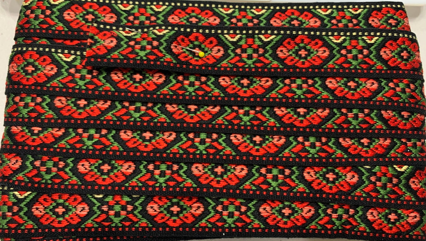 Hardanger #118-21mm-red/green