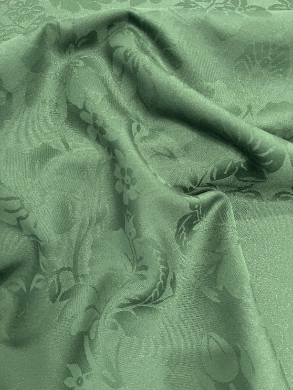 Wool fabric-1700-talls Ulldamask-4210-100% wool-150 cm wide-450 gr weight-green 8783