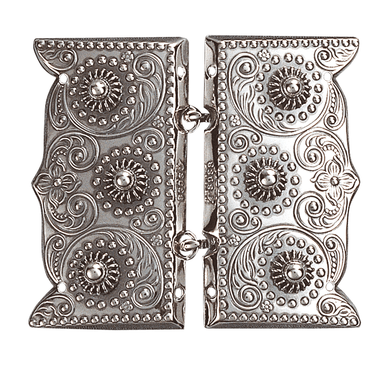 Belt buckle 024106-oxidized silver