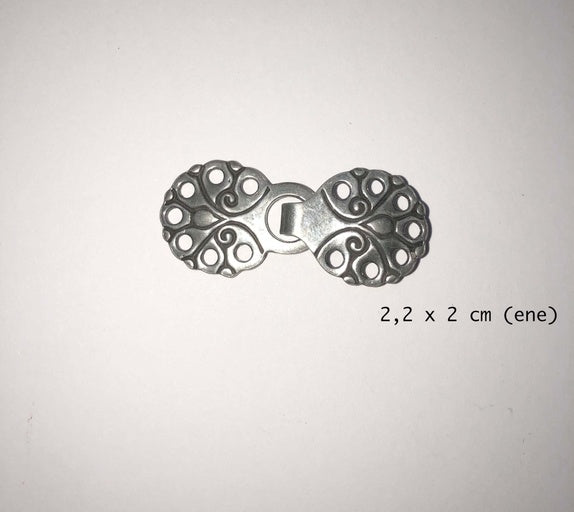 Clasps-Ladybug pewter(eyes only)-52mm