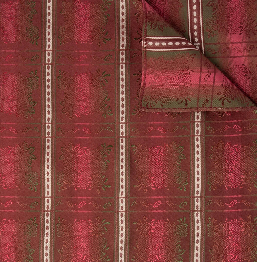 Maria silk scarf-002-75x75-rust/green