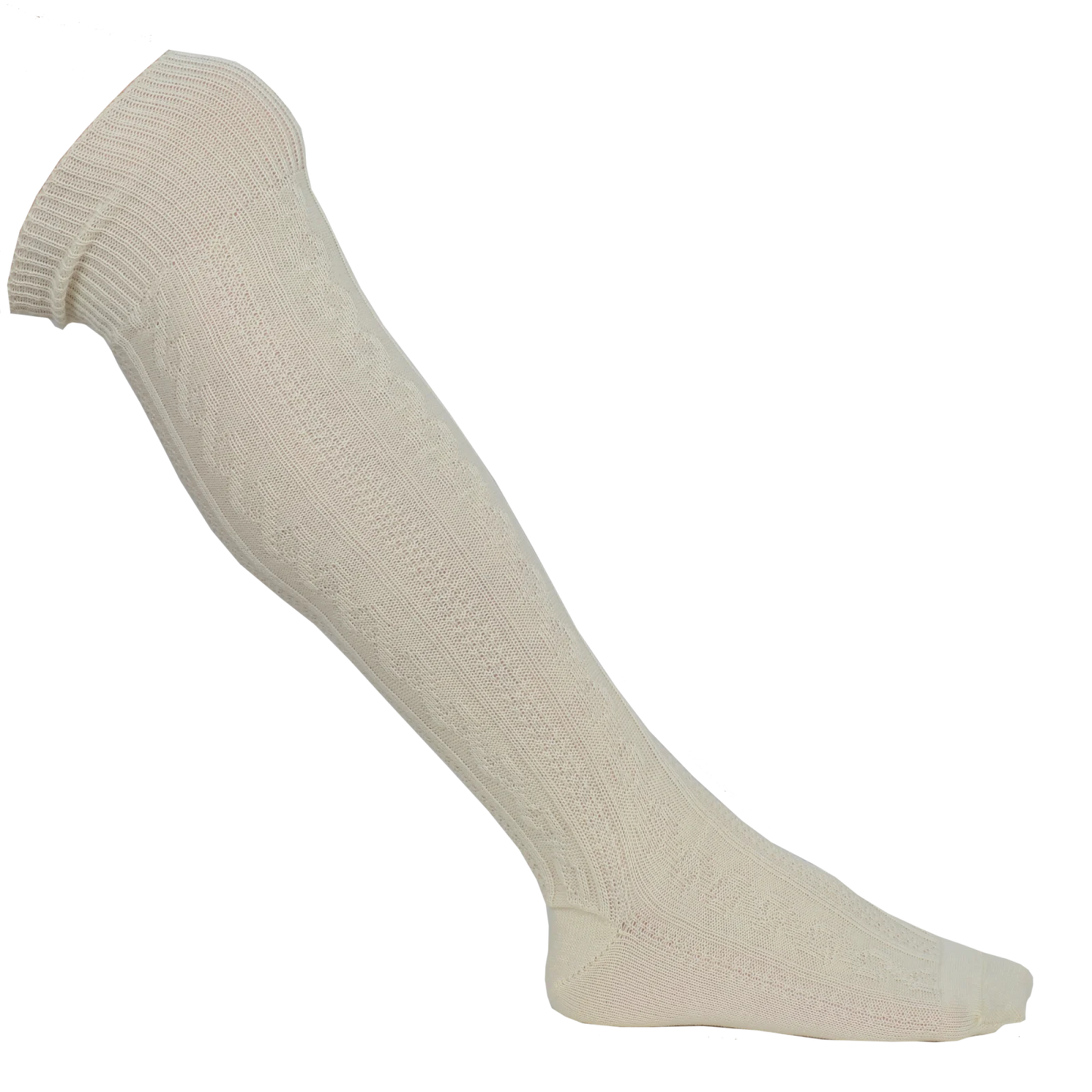 Men's bunad socks-Sverre-wool-cream