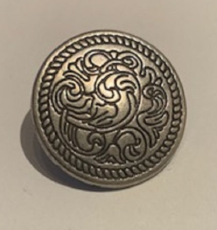 Button-Numedal pewter-18mm