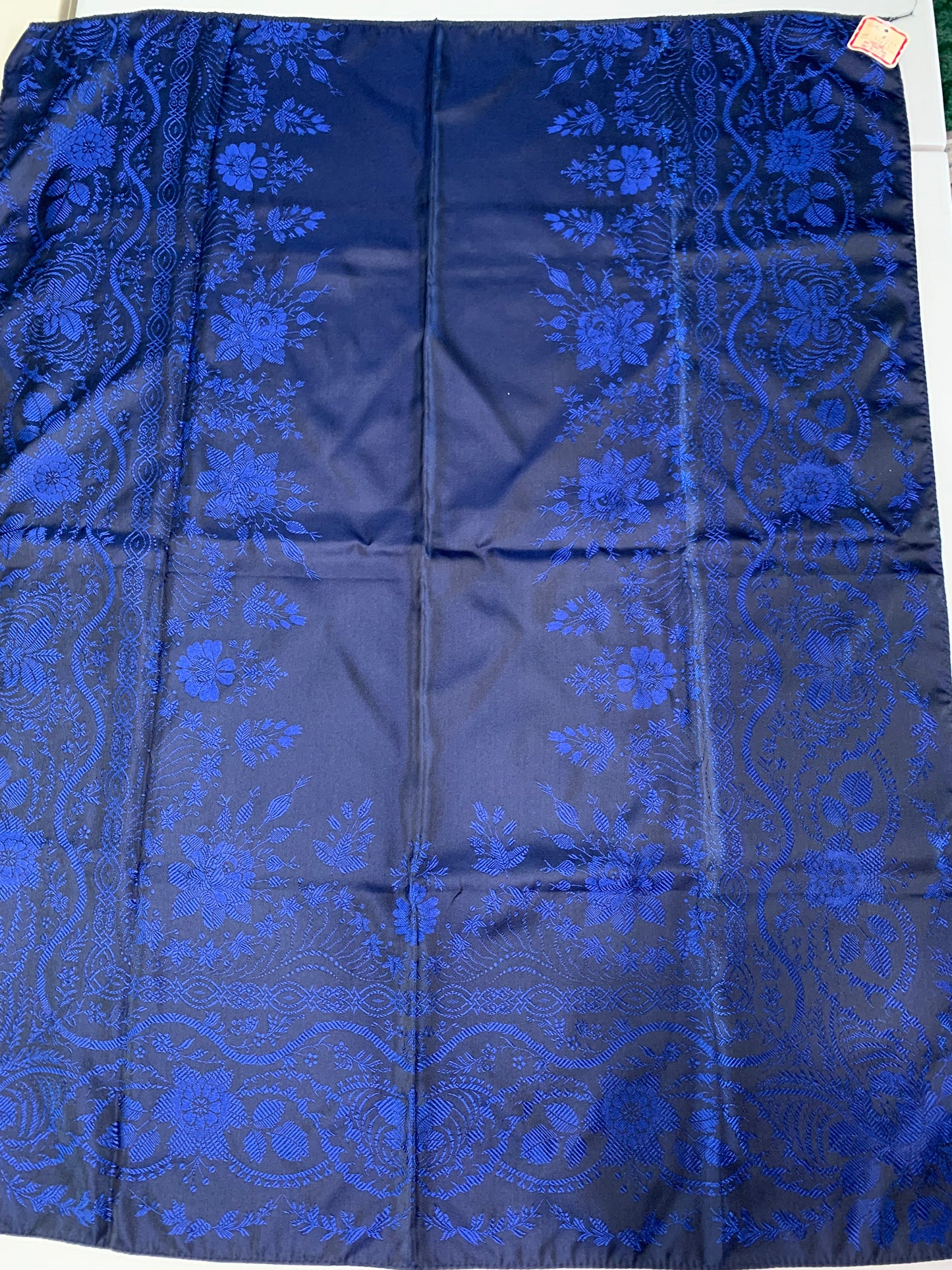 Apron piece-Sofie-silk-blue