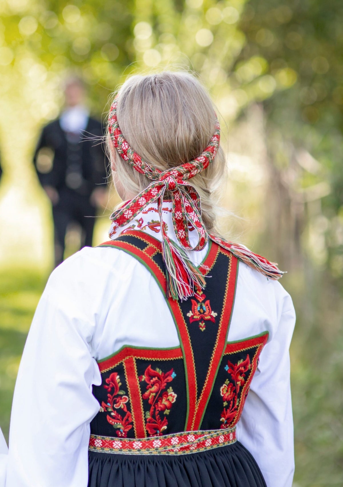 Bunad embroidery practice kit-Vest-Telemark U55 Bunad