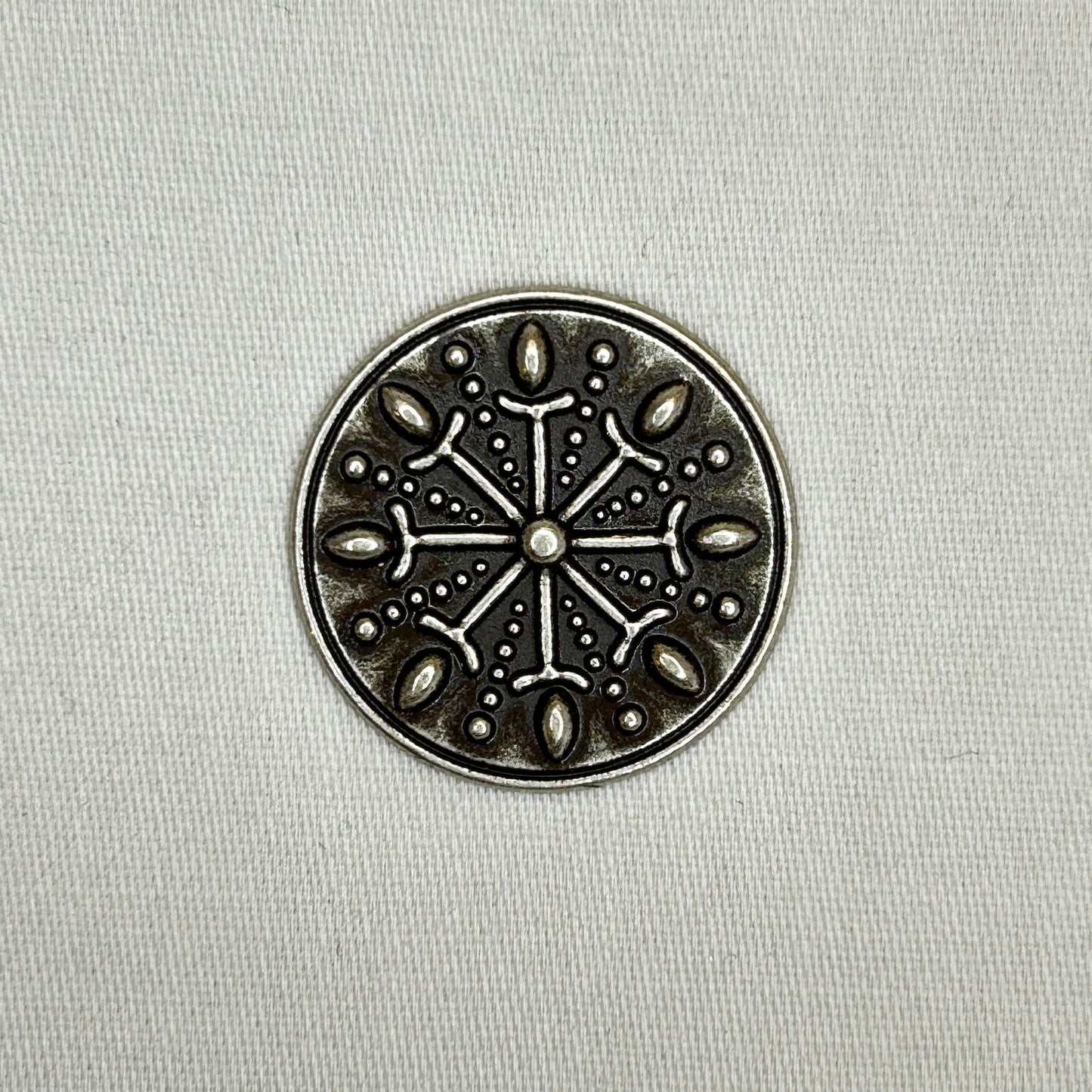 Button-Viking pewter-20mm