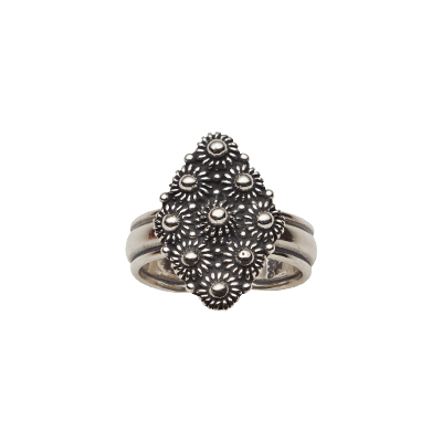 Ring 370700 #7-antique gilded silver