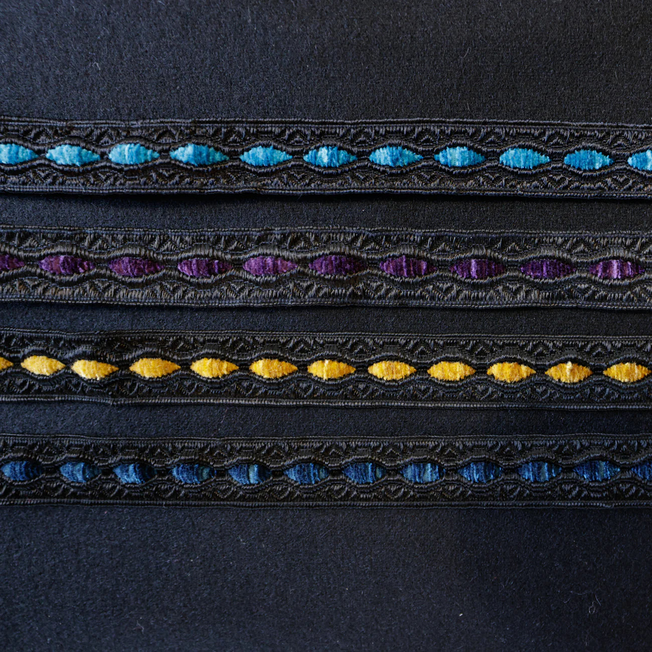 Ribbon 24mm-black/blue 18-660.01