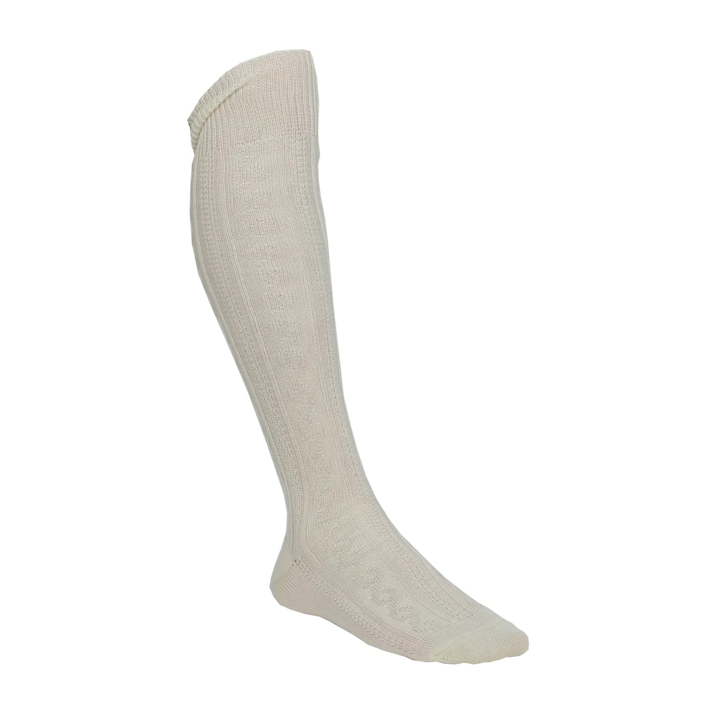 Men's bunad socks-Magnus-wool-white