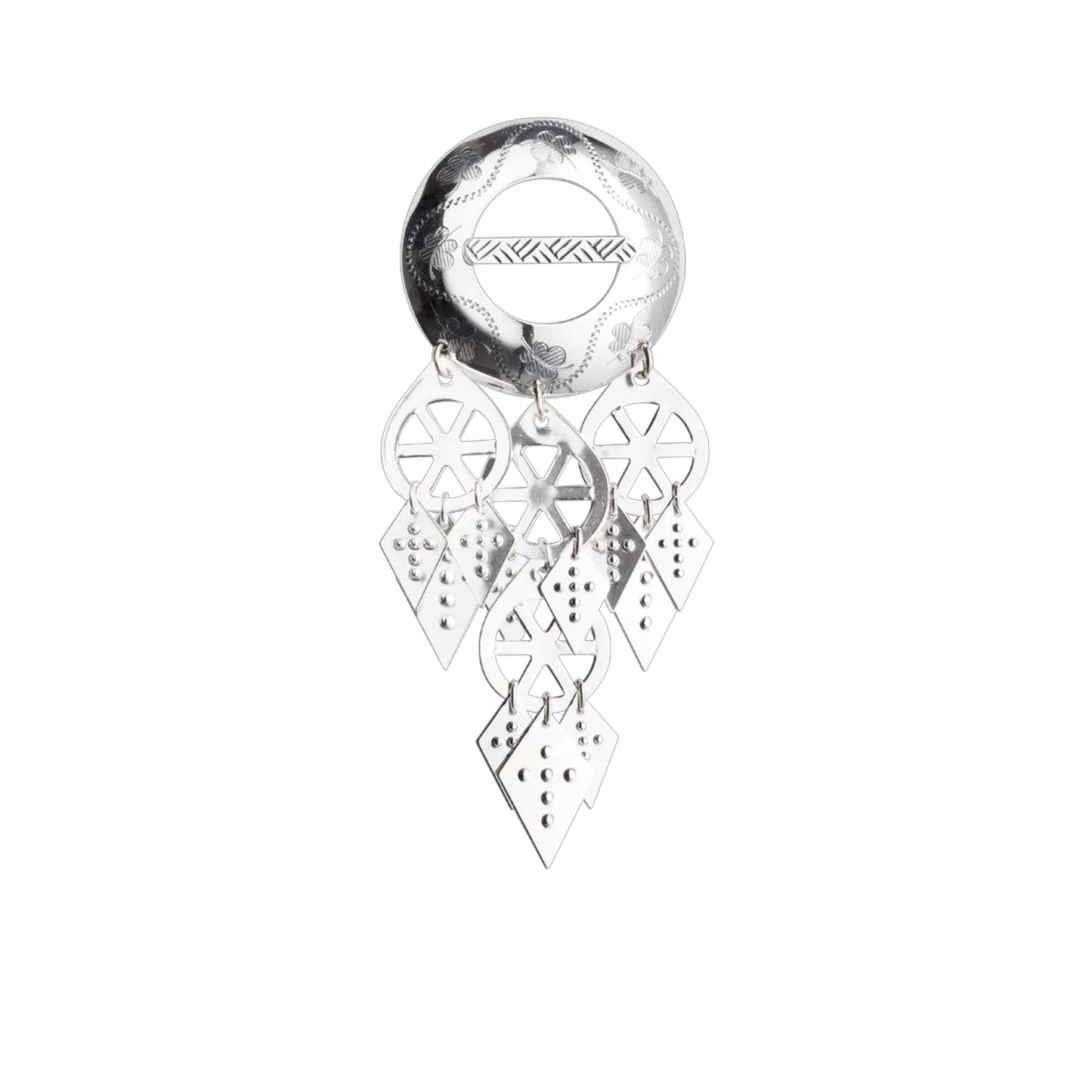 Neck pin-440007-#03-Trønder bursølje-oxidized silver