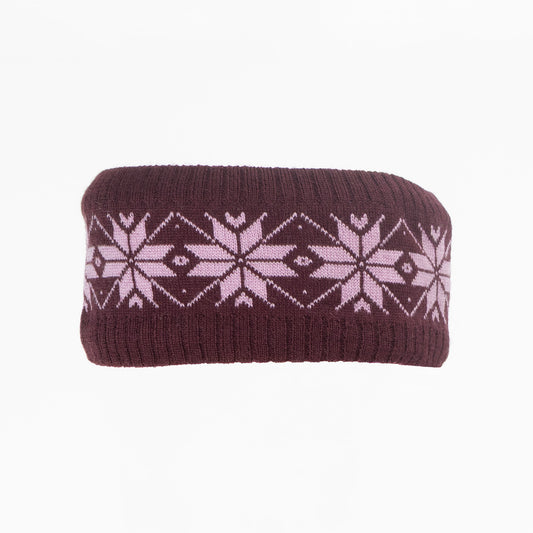 Headband-Selma-merino wool-burgundy