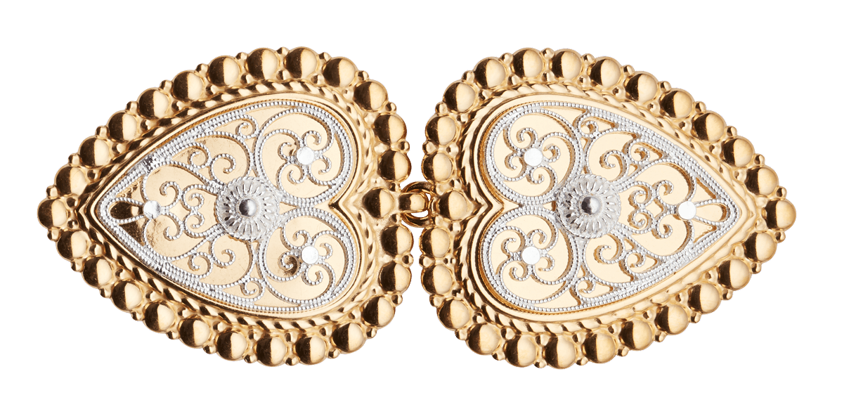 Belt buckle 002596 #06-for leather belt-silver/gilded silver