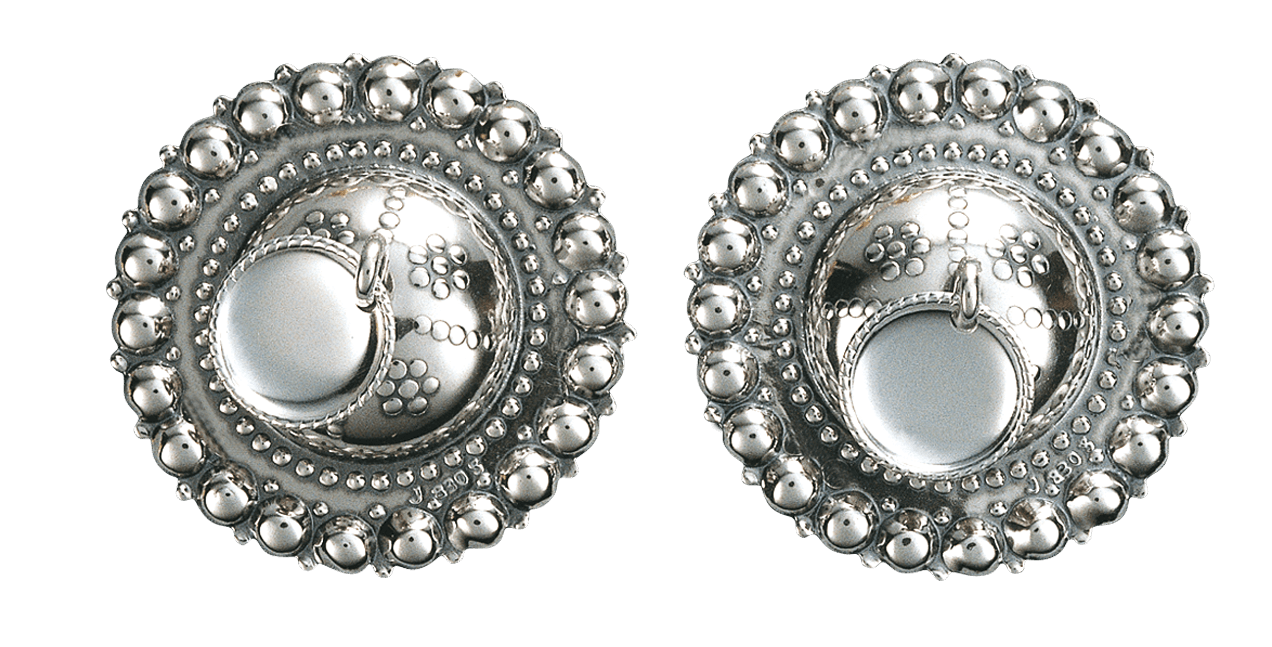 Bore pins 052100 #01-40mm-oxidized silver