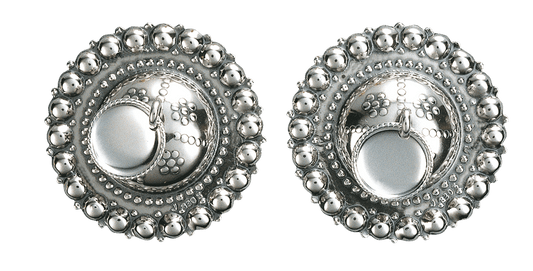 Bore pins 052100 #01-40mm-oxidized silver