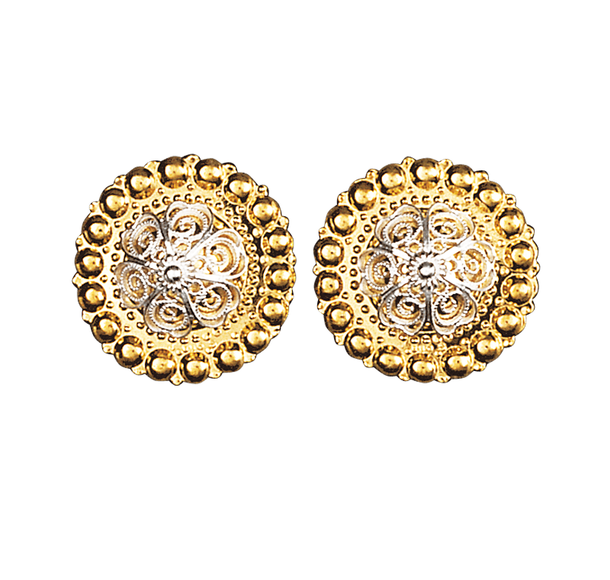 Bore pins 057506 #12-25mm-silver/gilded silver