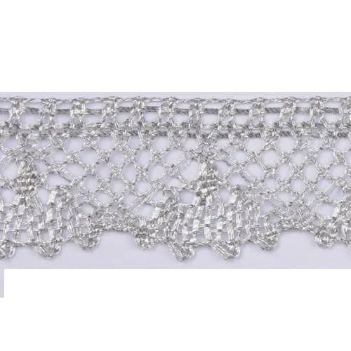 Lace Metallblonde 30mm-silver