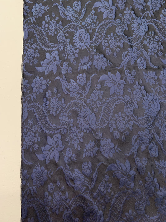 Apron piece-Silke Lux 228-silk-dark blue/black
