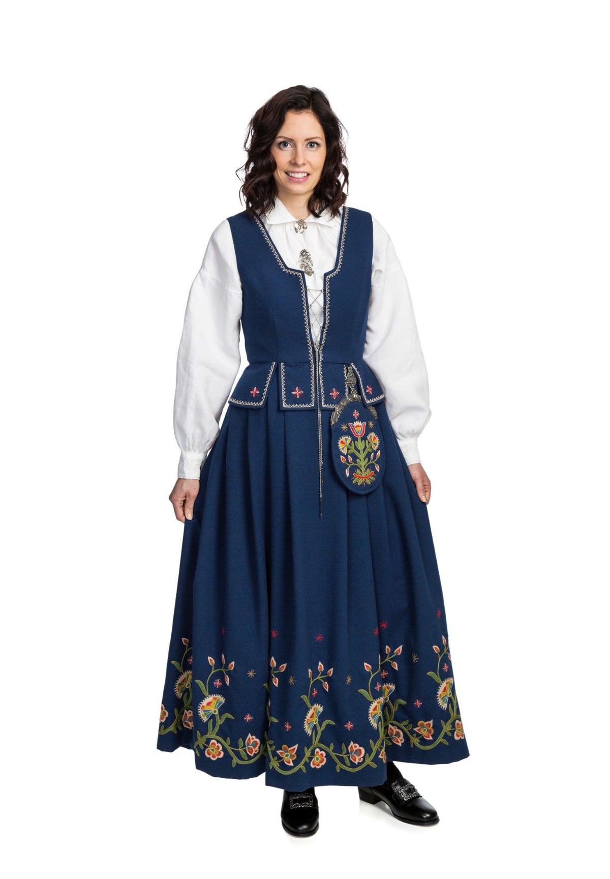 Bunad embroidery practice kit-Vest Oppland bunad