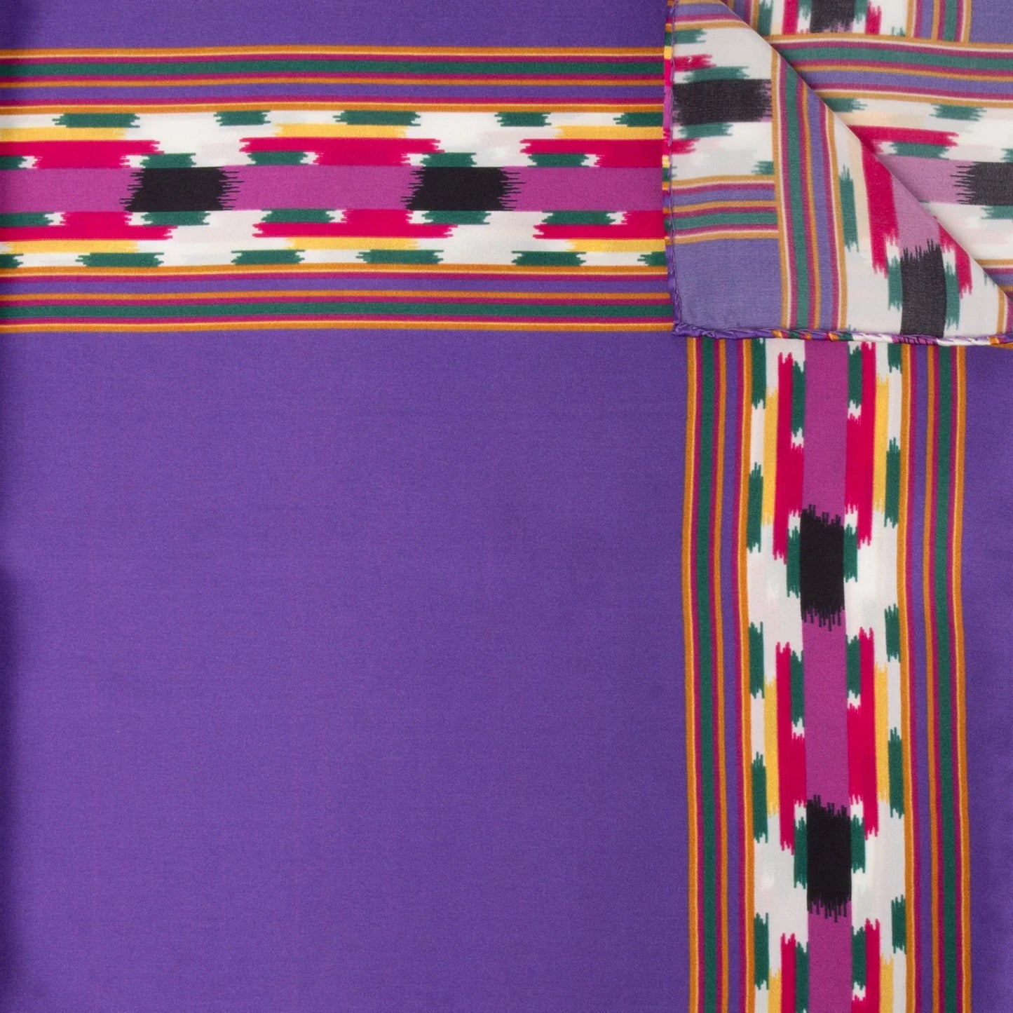 Flammegang *28LI* silk scarf 67cm x 67cm-purple