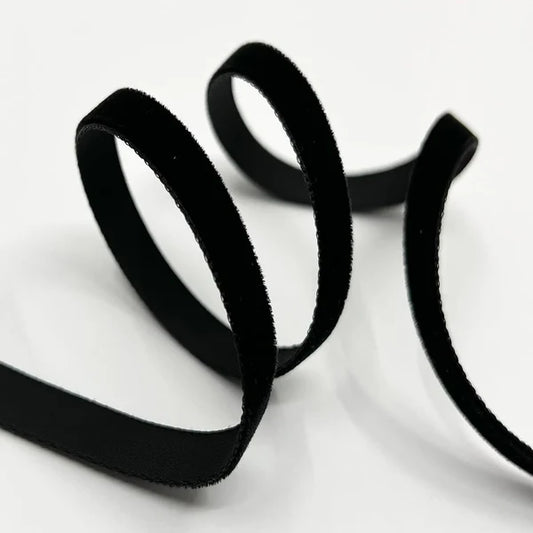 Velvet ribbon-09mm-black