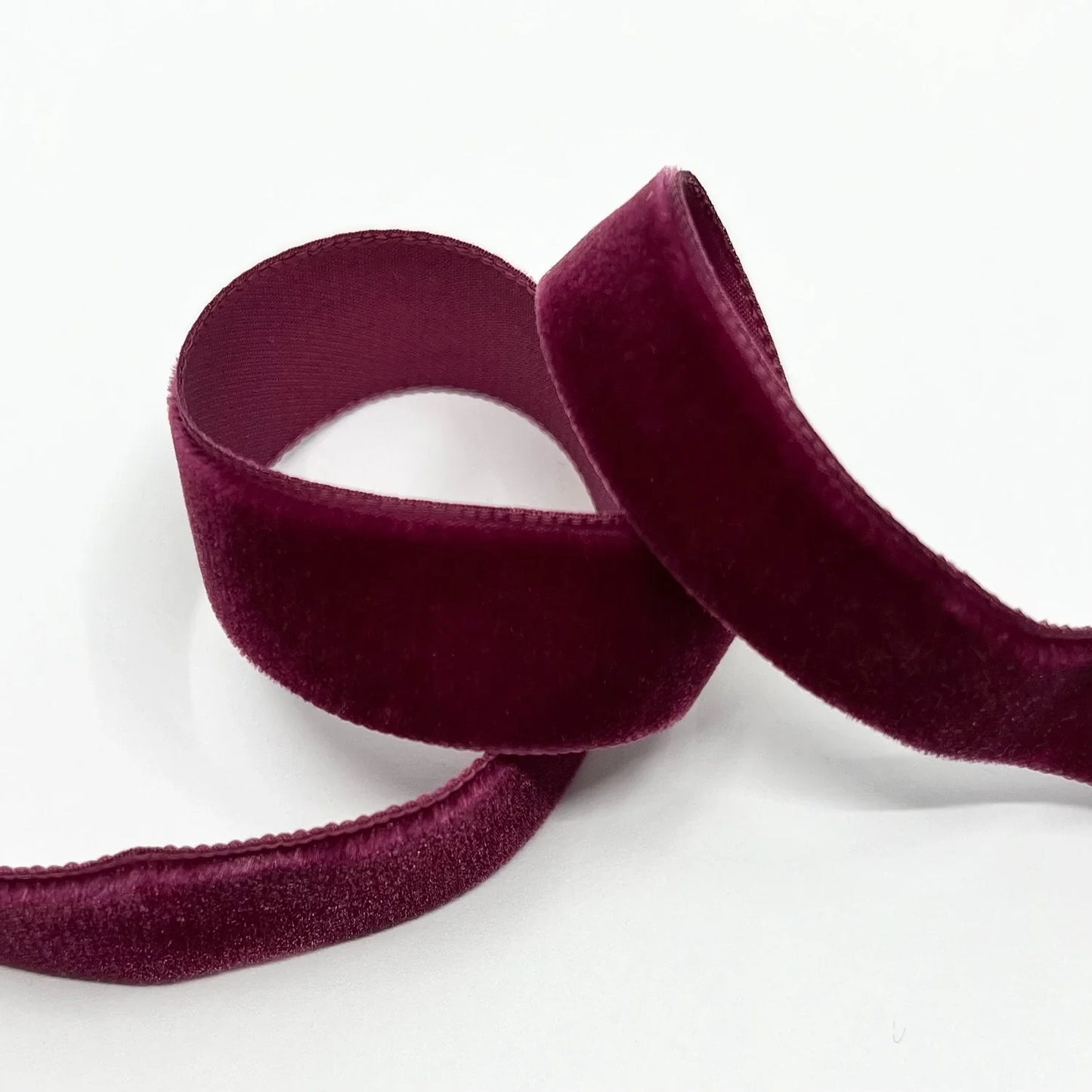 Velvet ribbon 16mm-bordeux