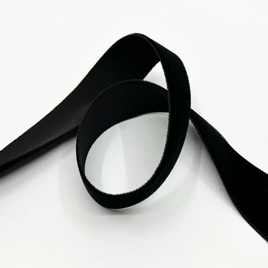 Velvet ribbon 22mm-black 725