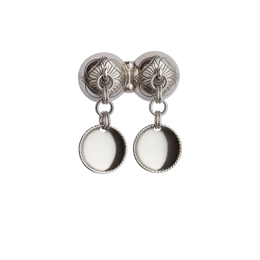 Neck pin-122100-#14-oxidized silver
