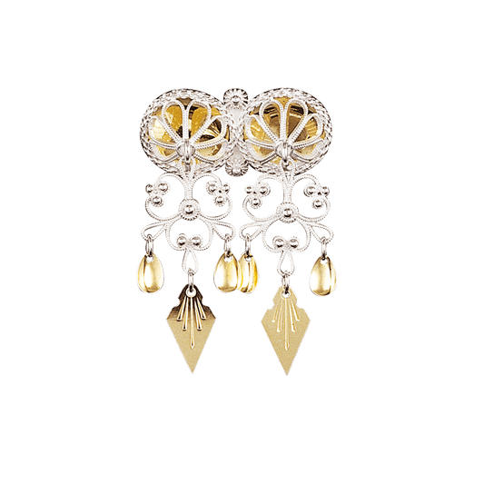 Neck pin-127504-#58-silver/gilded silver