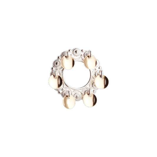 Brooch #03-w/spoons-silver/gilded