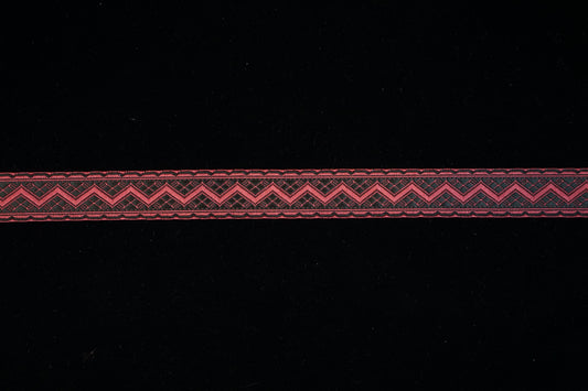 Ribbon-zigzag- black/burg 18-20294.02