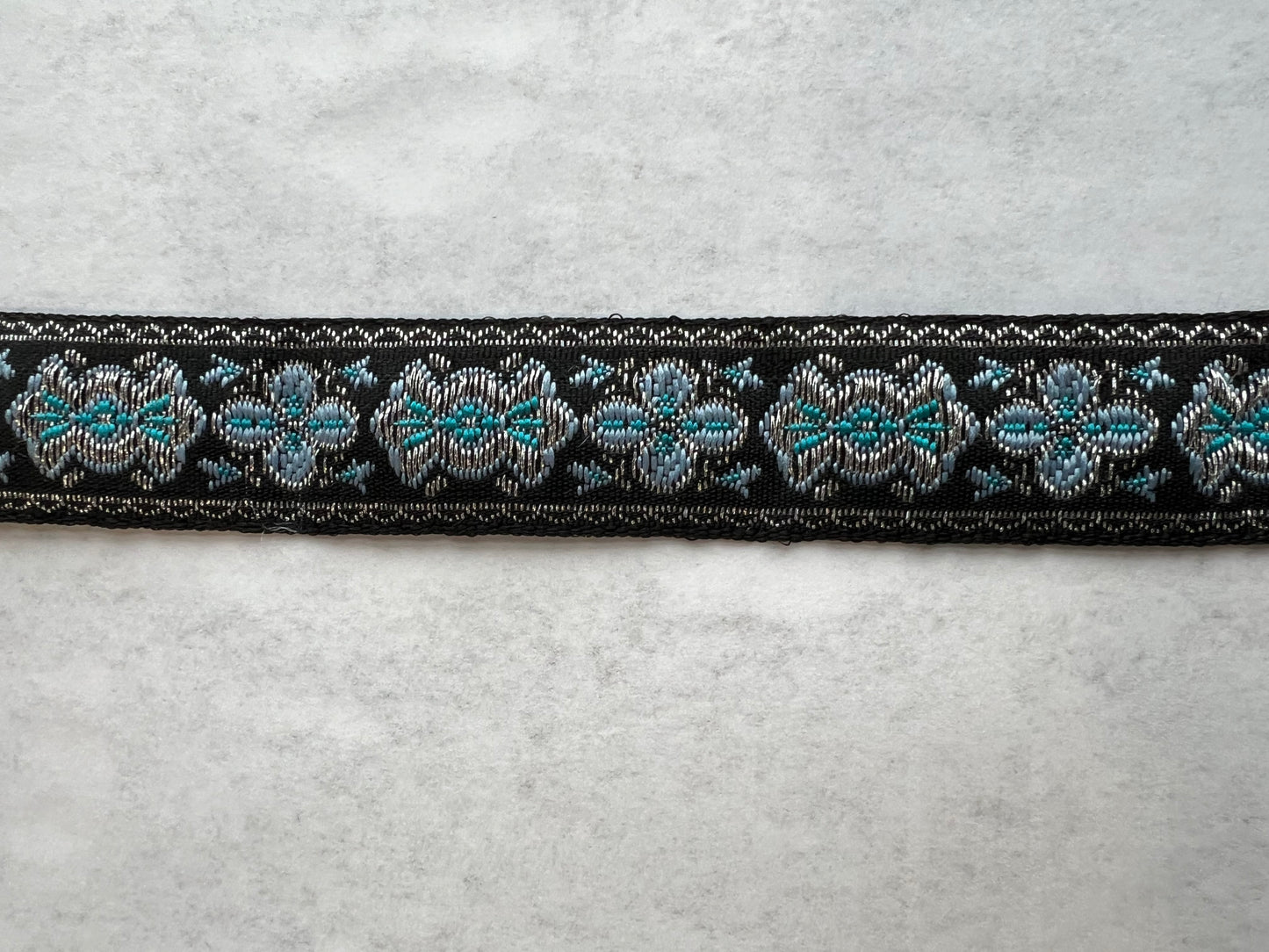 Trim 25mm-turq/silver 18-940431.01