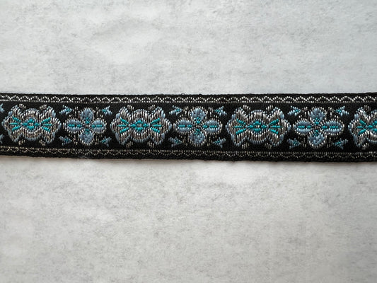 Trim 25mm-turq/silver 18-940431.01